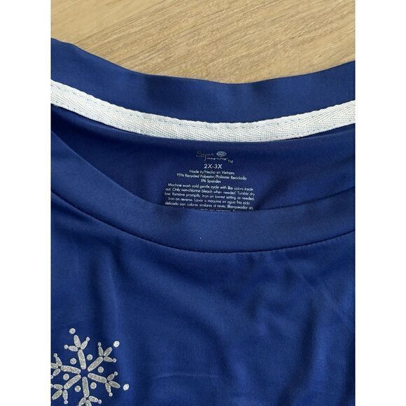 Secret Treasures Feelin' Frosty Winter Sleep Shirt/ W/Pockets Size 2X/3X New - Picture 3 of 11